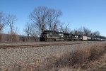 NS 3600 takes a westbound through Cove PA, MP116